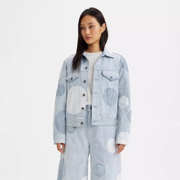 LEVI’S Made & Crafted Japanese Denim Boyfriend Trucker Jacket - Picture 2 of 3